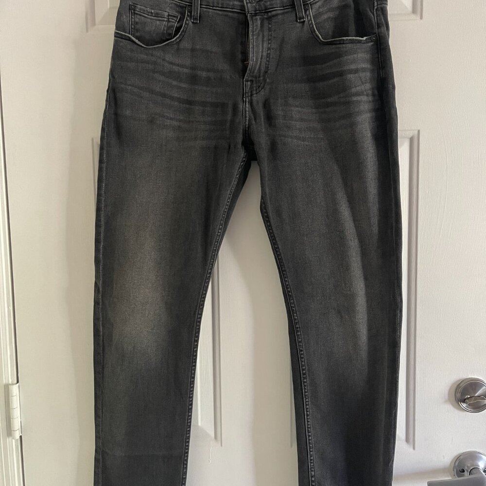 7 For All Mankind Bootcut 34 x 32 Men's Slimmy Jeans Size 34 x 32 Zip Fpant03